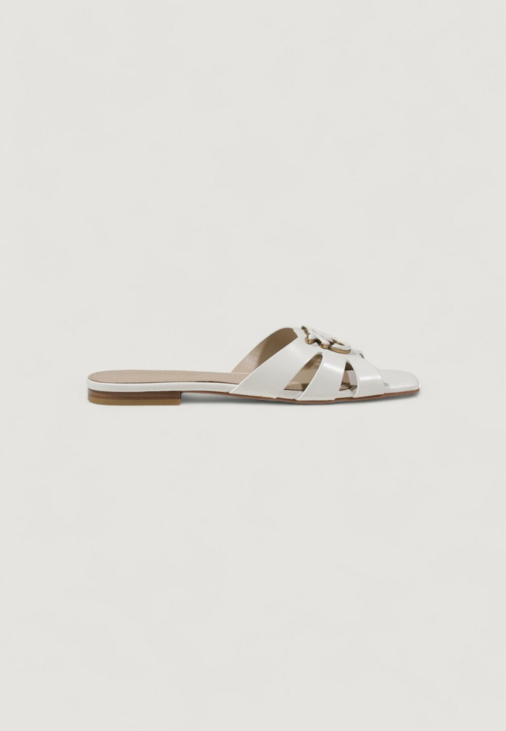 Sandali Pinko marli 09 - slipper nappa Bianco - Foto 1