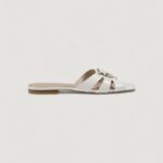 Sandali Pinko marli 09 - slipper nappa Bianco - Foto 1