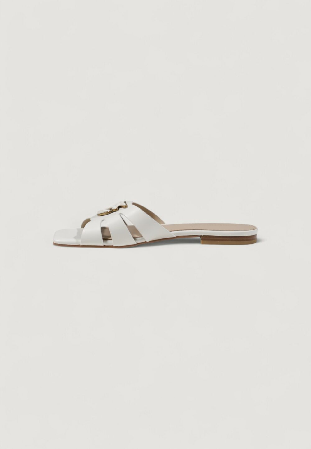 Sandali Pinko marli 09 - slipper nappa Bianco - Foto 3