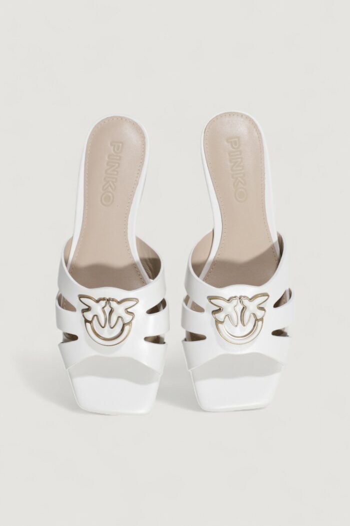 Sandali Pinko marli 09 – slipper nappa Bianco