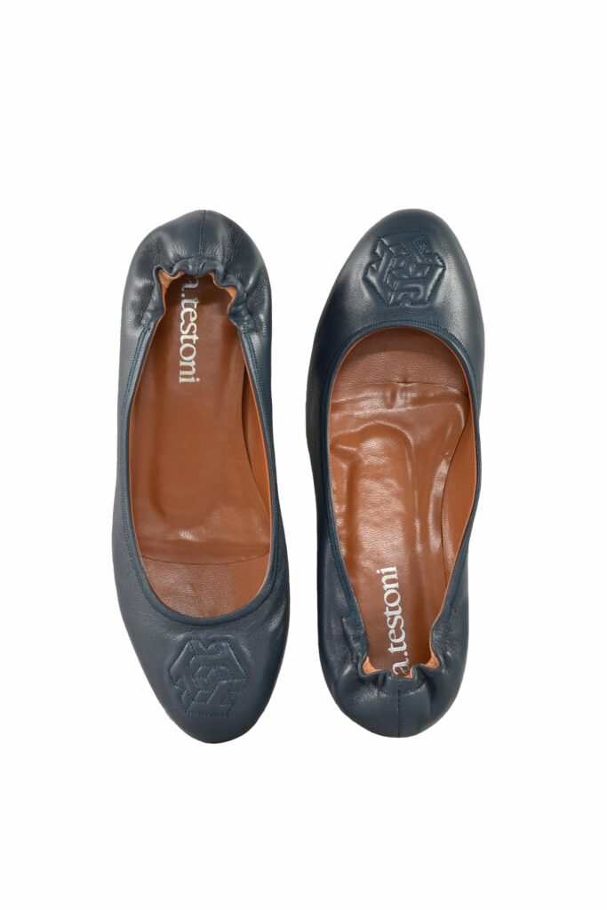 Scarpe basse A.TESTONI                                      Petrolio