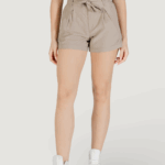 Shorts Only onlaris life hw belt shorts cc wvn Beige - Foto 1