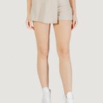 Shorts Only onlcaro hw linen bl skort cc pnt Beige - Foto 1