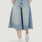 Bermuda Only onlla brea hw long dnm tai Denim chiaro - Foto 1