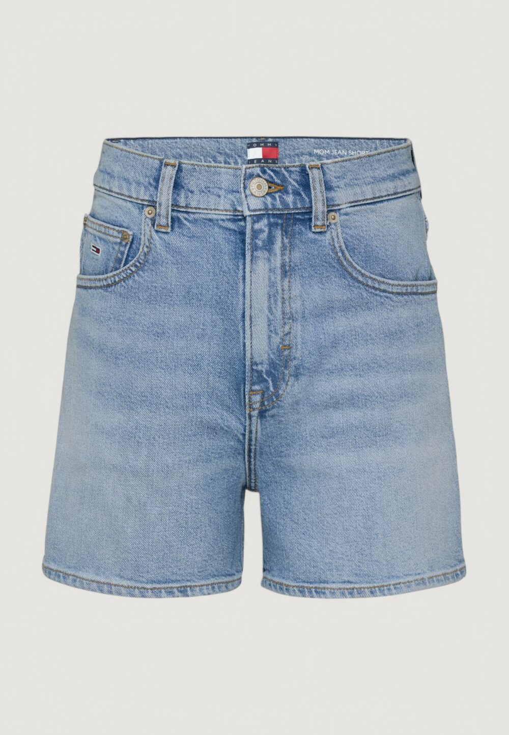 Shorts Tommy Hilfiger Jeans mom bi0112 Denim chiaro - Foto 5