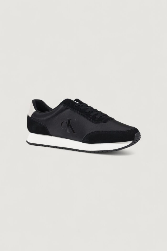 Sneakers Calvin Klein Jeans retro runner iconic Black-White