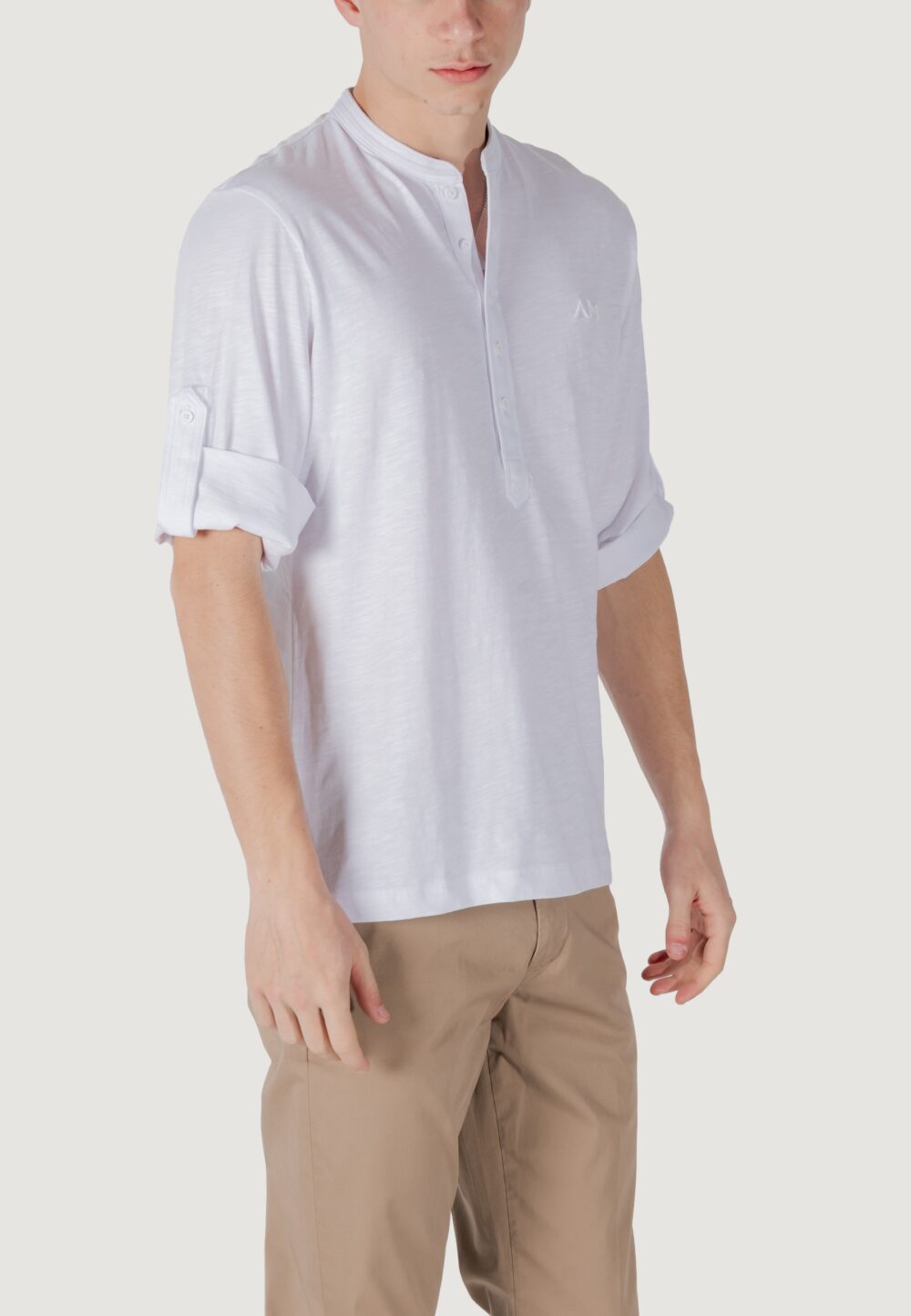 T-shirt Antony Morato regular fit with embroidered logo Bianco - Foto 2