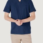 T-shirt Antony Morato regular fit with embroidered logo Blu - Foto 1