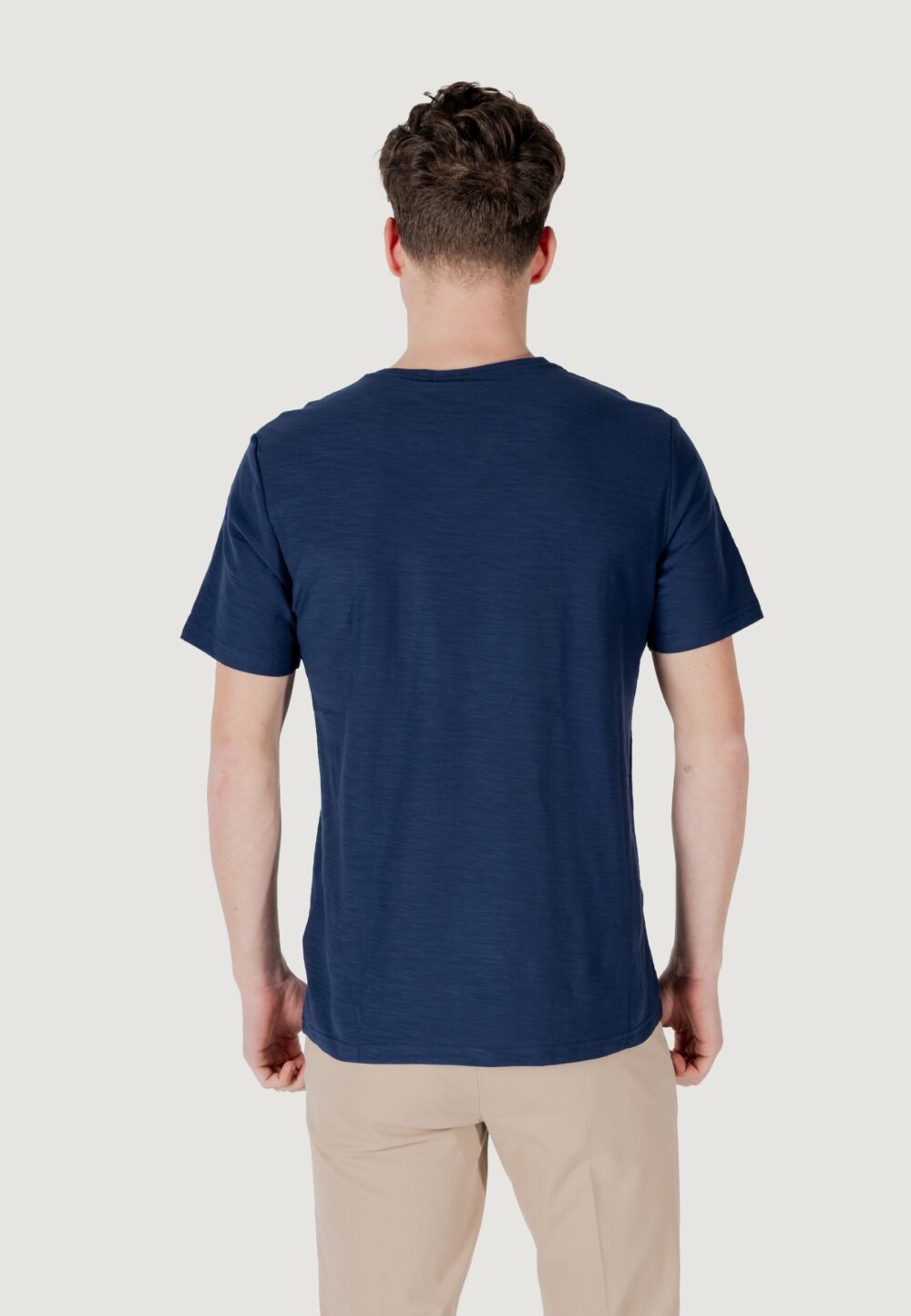 T-shirt Antony Morato regular fit with embroidered logo Blu - Foto 2