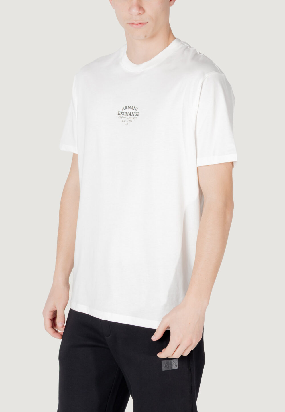 T-shirt Armani Exchange Bianco - Foto 4