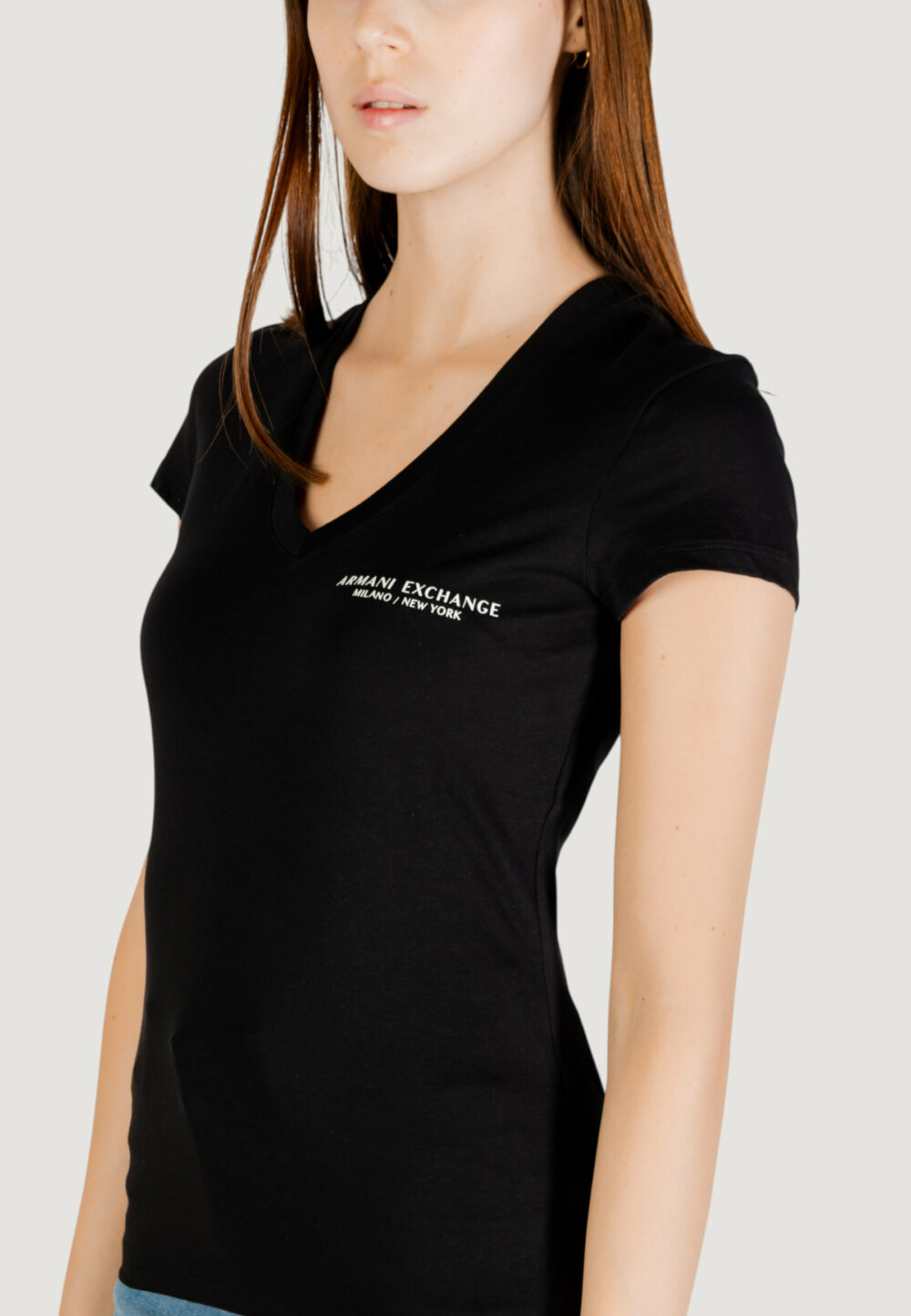 T-shirt Armani Exchange Black-White - Foto 2