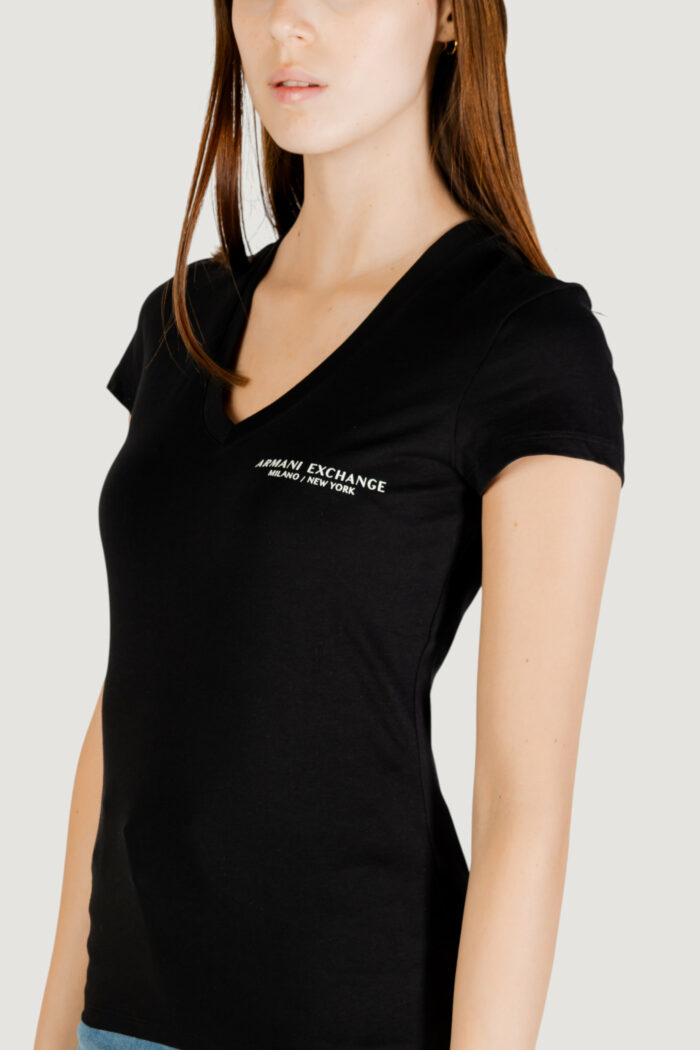 T-shirt Armani Exchange  Black-White