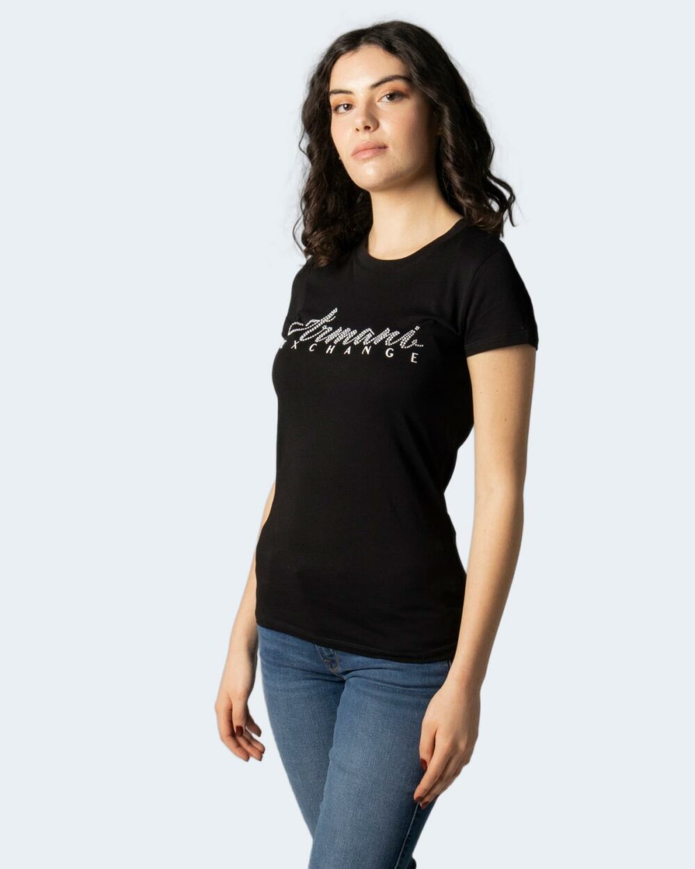 T-shirt Armani Exchange Nero - Foto 1