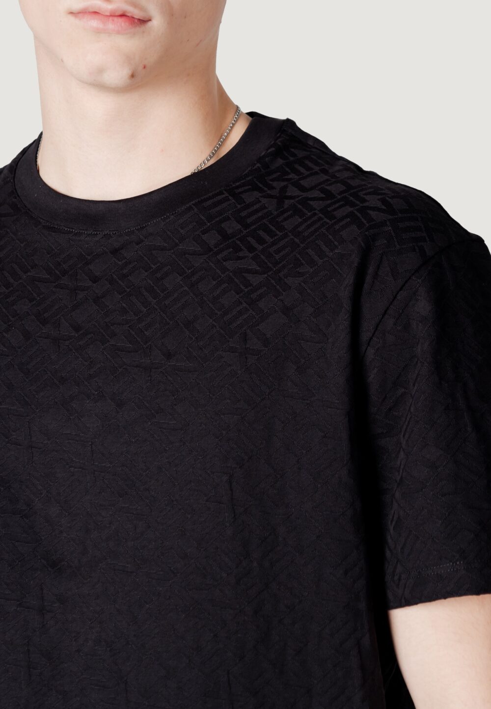 T-shirt Armani Exchange Nero - Foto 5