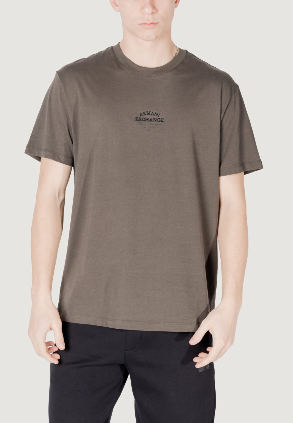 T-shirt Armani Exchange Verde Oliva - Foto 1