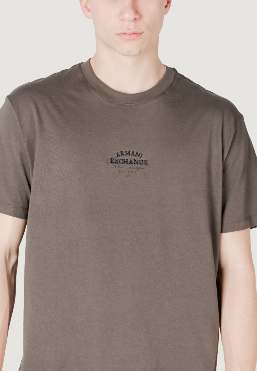 T-shirt Armani Exchange Verde Oliva - Foto 2