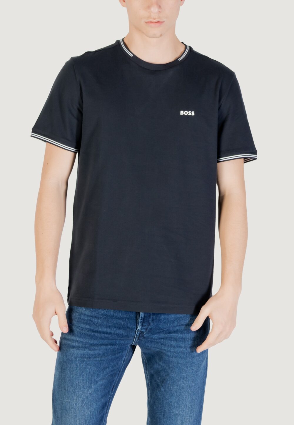 T-shirt Boss taul 10255848 01 Blue scuro - Foto 1