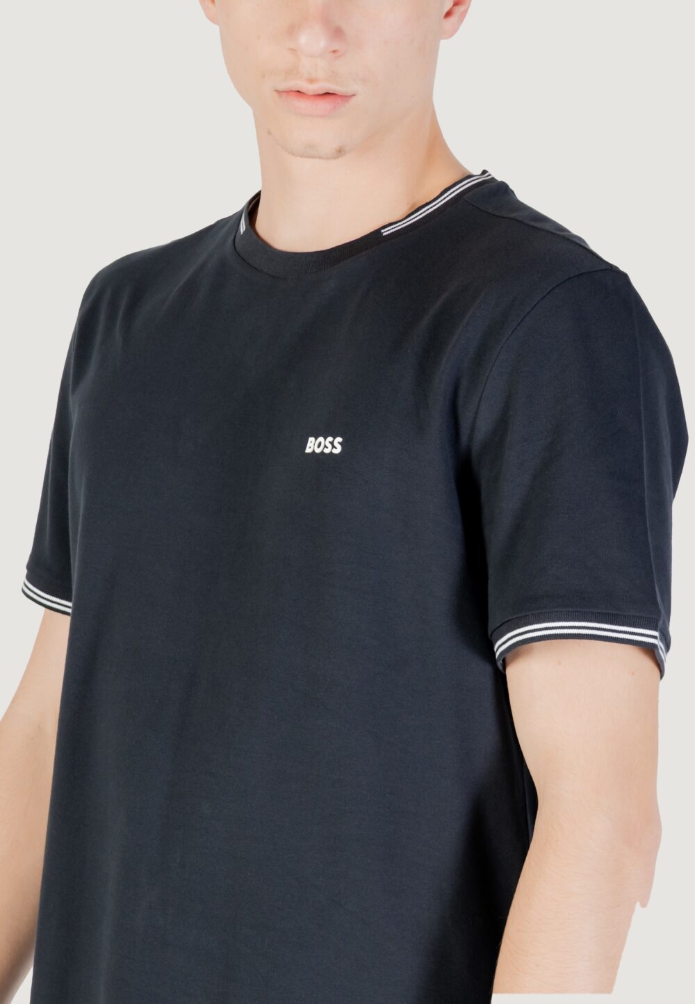 T-shirt Boss taul 10255848 01 Blue scuro - Foto 2