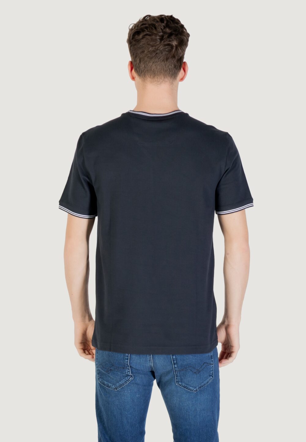 T-shirt Boss taul 10255848 01 Blue scuro - Foto 5