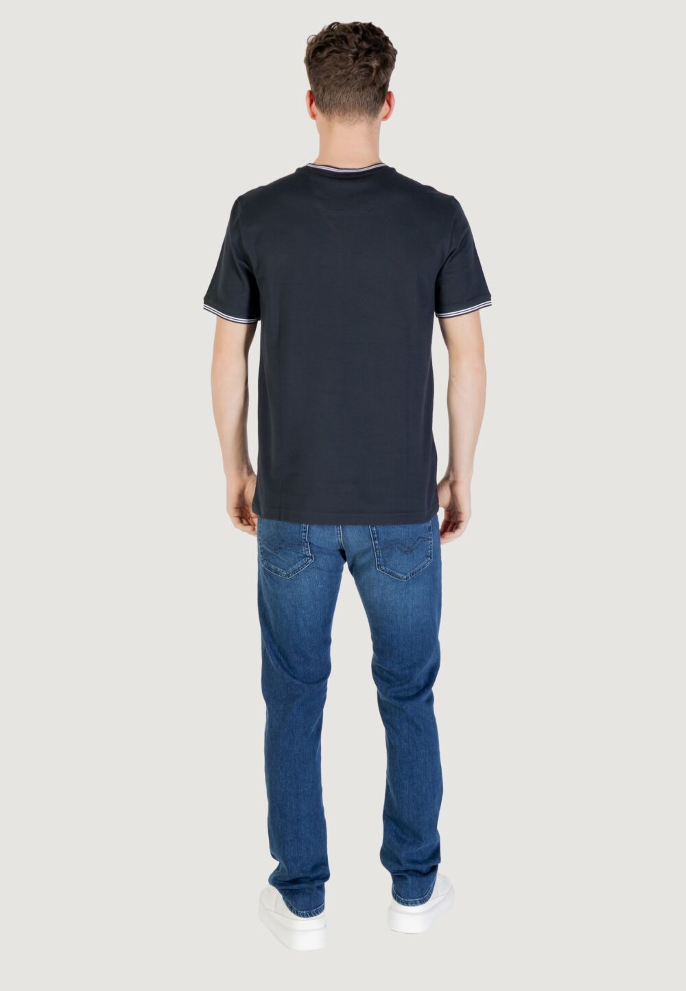 T-shirt Boss taul 10255848 01 Blue scuro - Foto 8