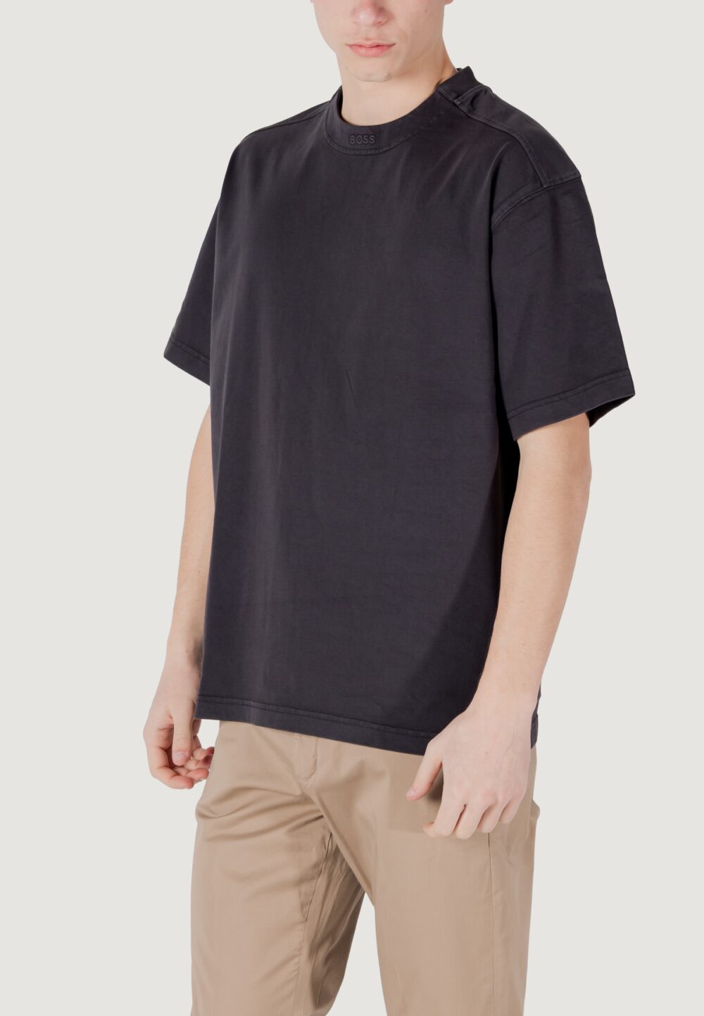 T-shirt Boss te_dye_ 10262477 01 Nero - Foto 4