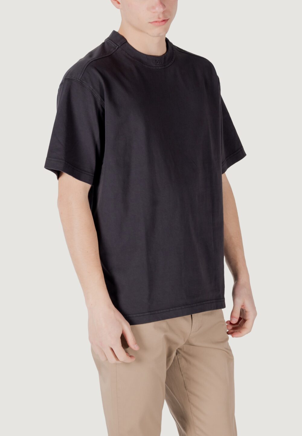 T-shirt Boss te_dye_ 10262477 01 Nero - Foto 5