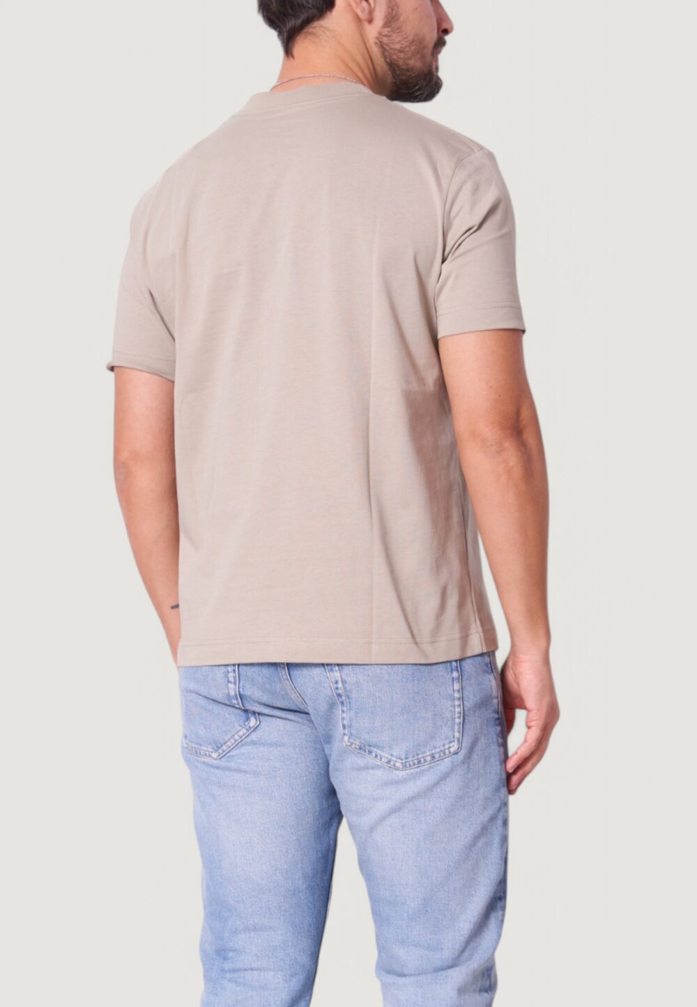 T-shirt Calvin Klein Jeans photo monogram tee Beige - Foto 4