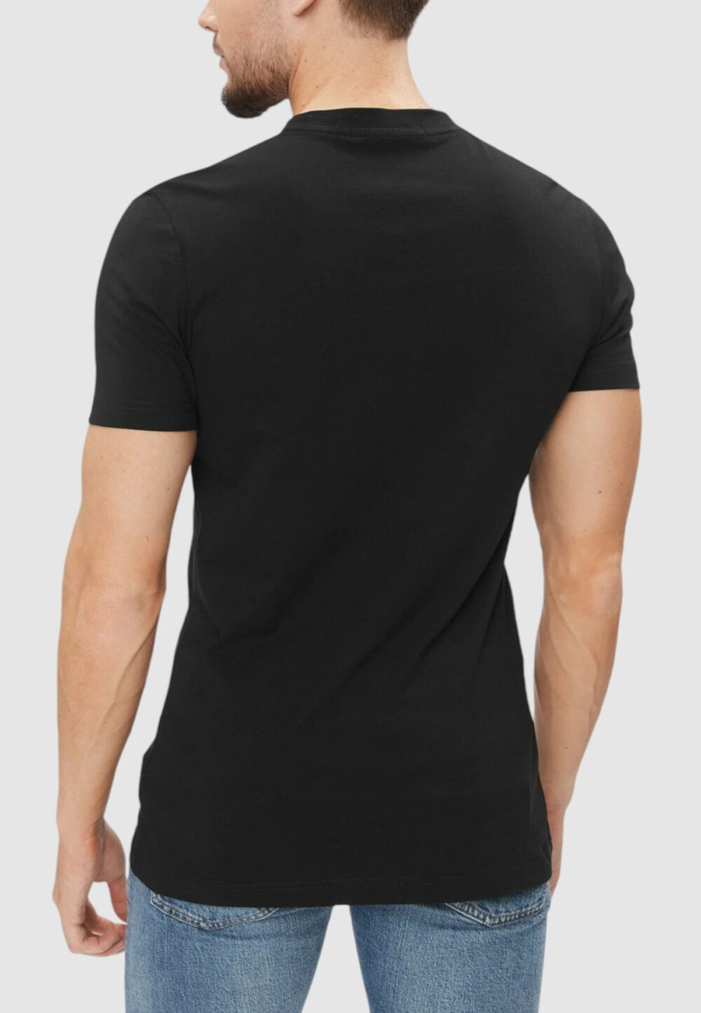 T-shirt Calvin Klein Jeans core institutional Black-Red - Foto 3
