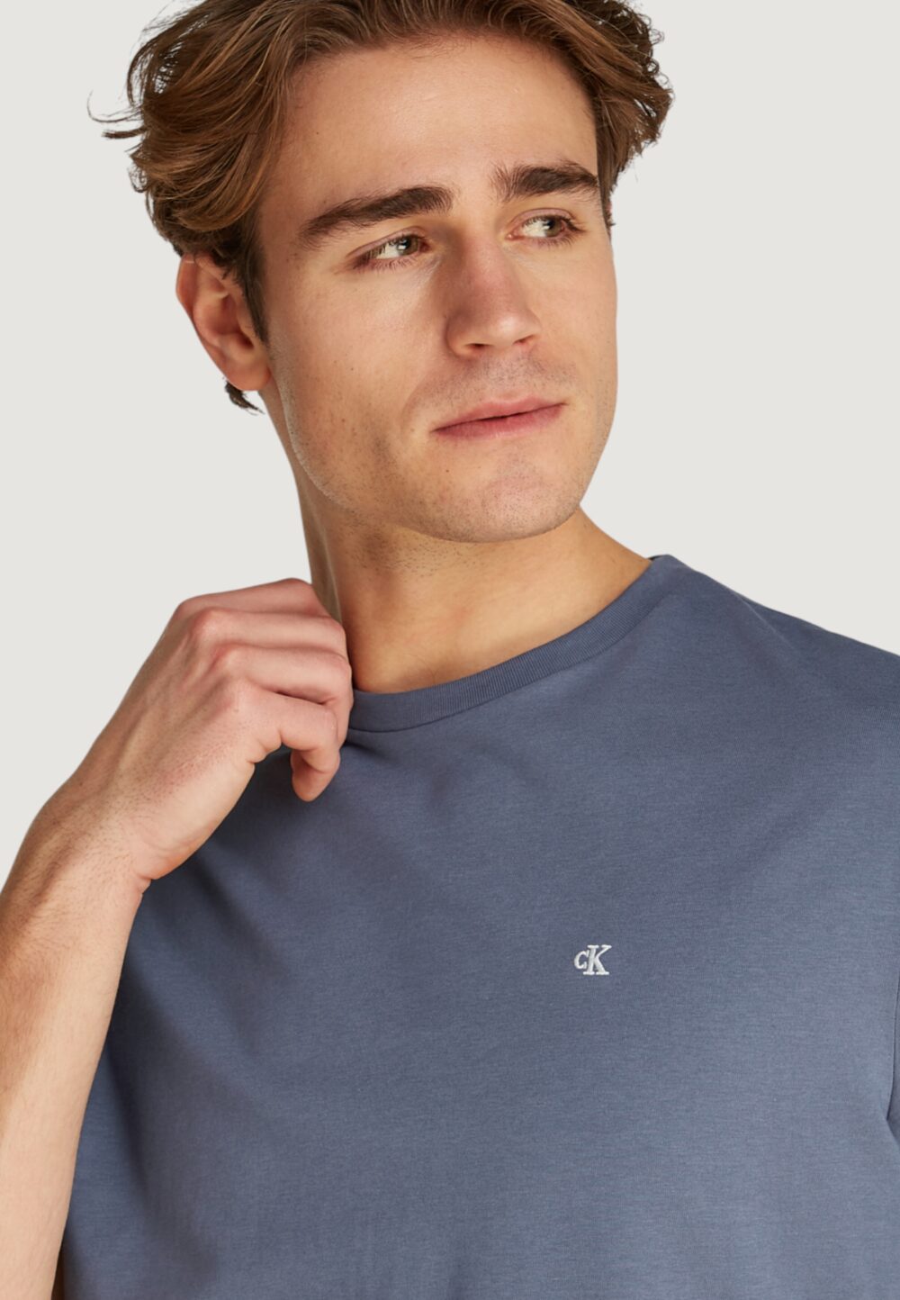 T-shirt Calvin Klein Jeans ss smooth cttn solid Indigo - Foto 2