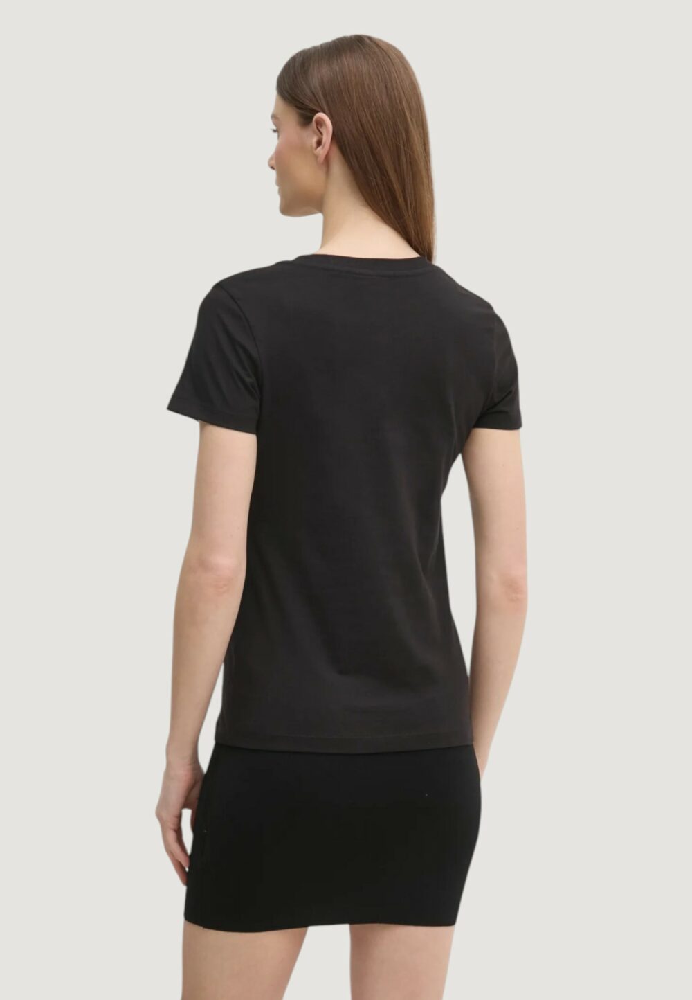 T-shirt Calvin Klein Jeans gradient monologo Nero - Foto 3