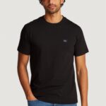 T-shirt Calvin Klein Jeans woven label regular Nero - Foto 1
