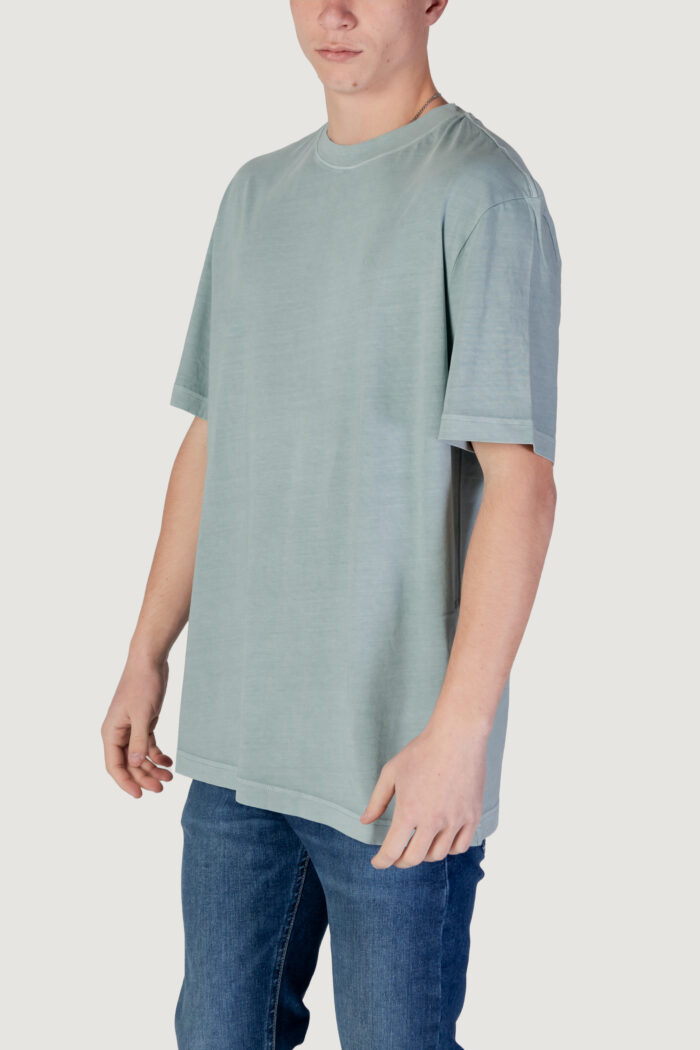 T-shirt Calvin Klein Jeans washed puff print Verde