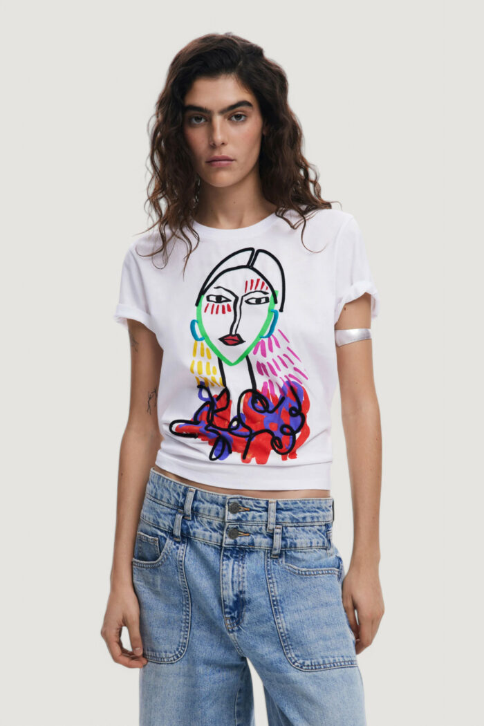 T-shirt Desigual ts_misuri Bianco