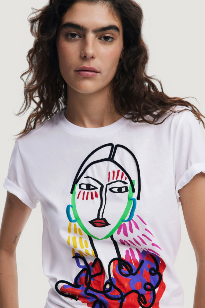 T-shirt Desigual ts_misuri Bianco
