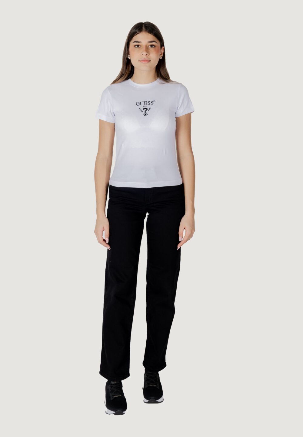 T-shirt Guess Active colette ss tee Bianco - Foto 6