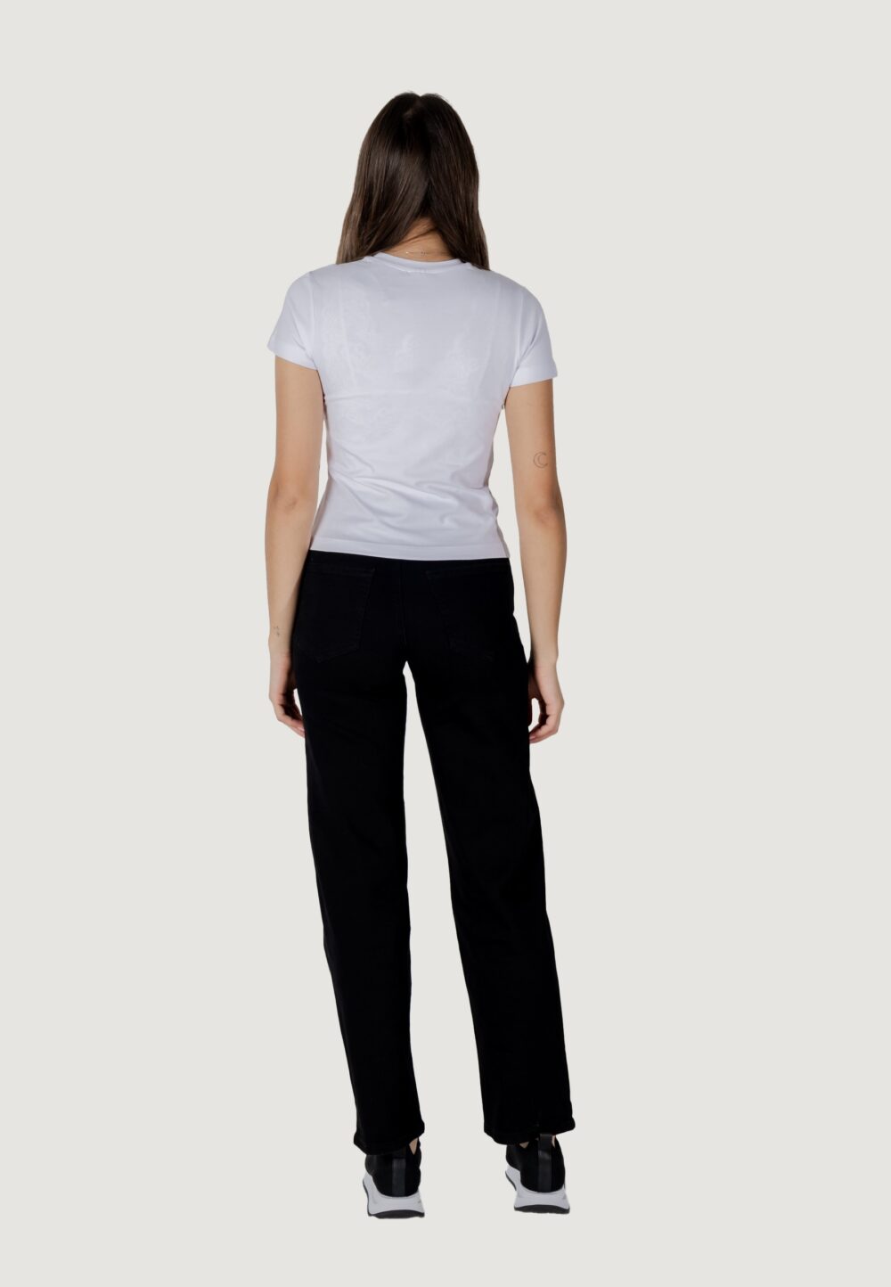 T-shirt Guess Active colette ss tee Bianco - Foto 7