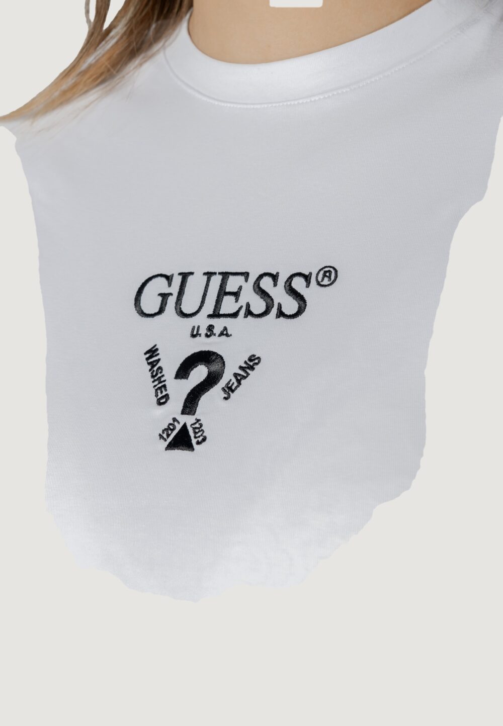 T-shirt Guess Active colette ss tee Bianco - Foto 8
