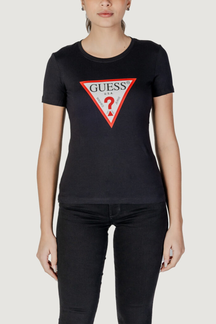 T-shirt Guess ss cn original tee Nero