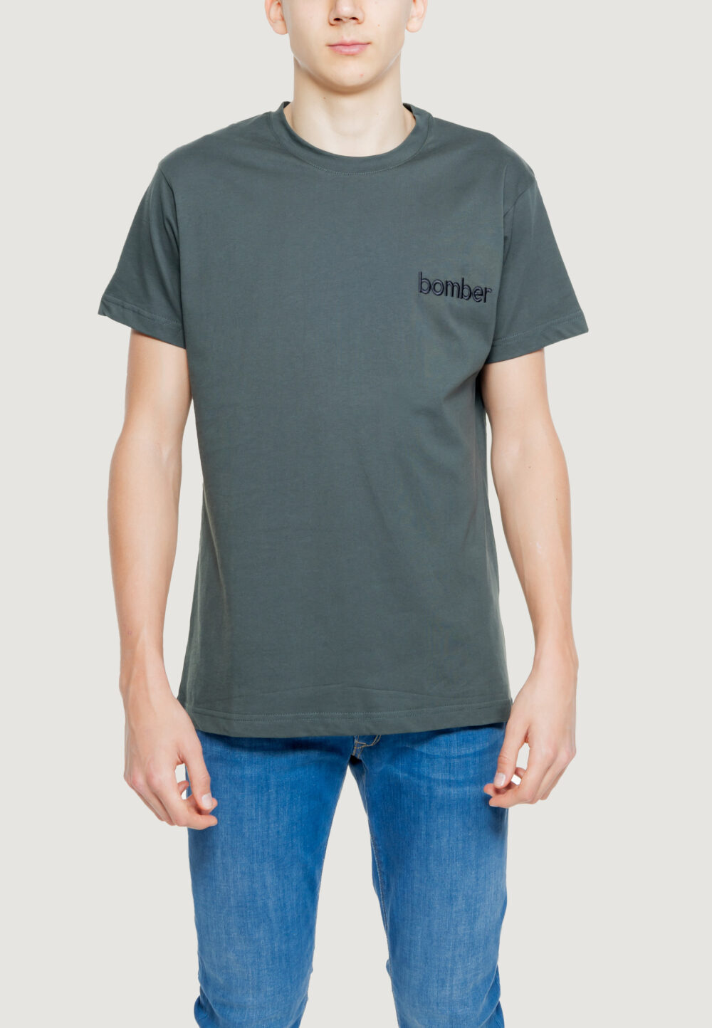 T-shirt The Bomber the bomber logo Verde Oliva - Foto 1