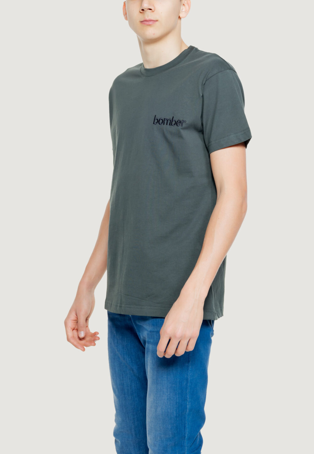 T-shirt The Bomber the bomber logo Verde Oliva - Foto 4