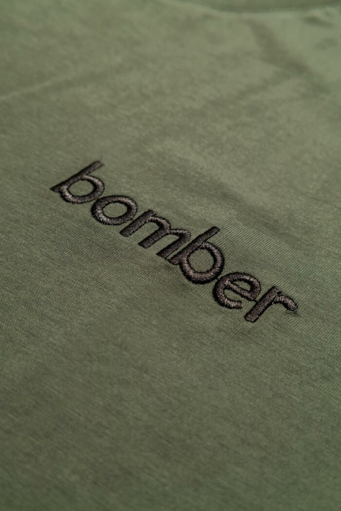 T-shirt The Bomber the bomber logo Verde Oliva