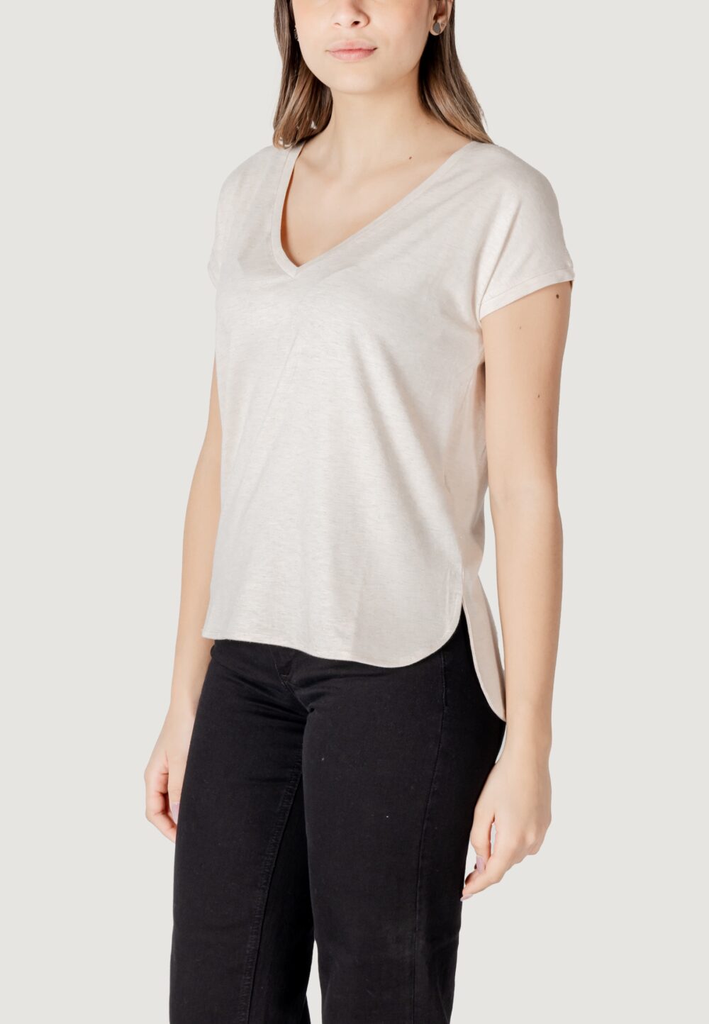 T-shirt ICHI ihrebel ss12 Beige chiaro - Foto 2