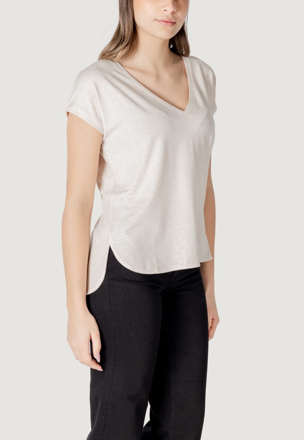 T-shirt ICHI ihrebel ss12 Beige chiaro - Foto 3
