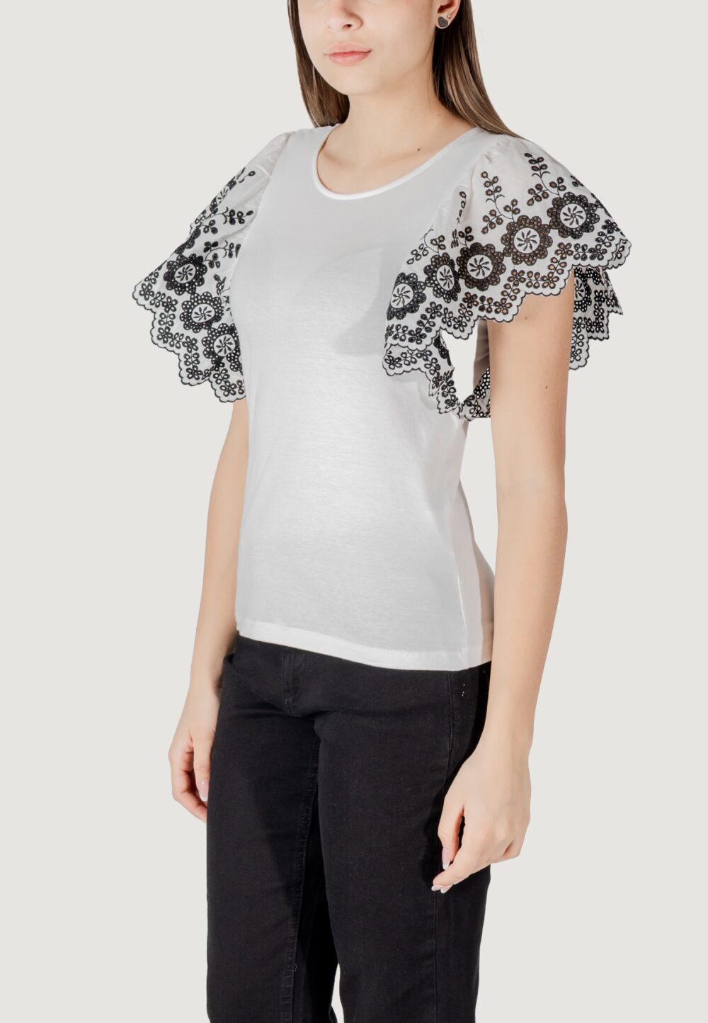 T-shirt ICHI ihmalui ss Bianco - Foto 2