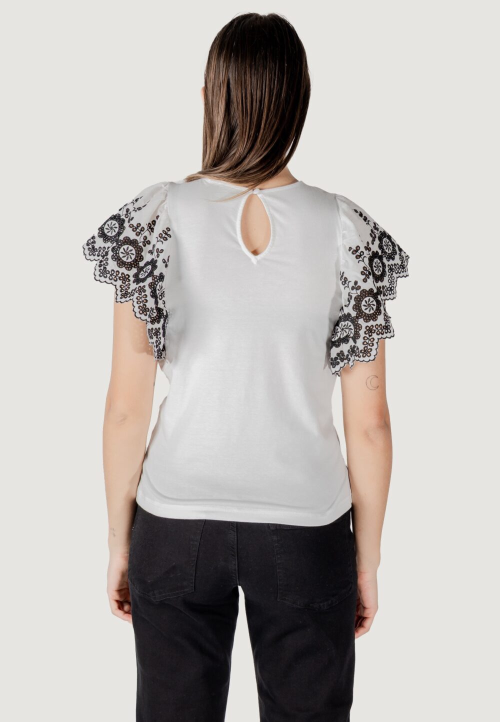 T-shirt ICHI ihmalui ss Bianco - Foto 4