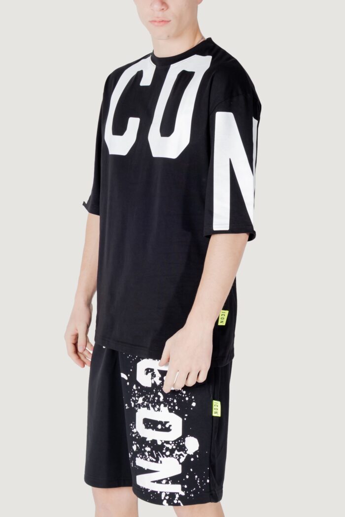 T-shirt Icon  Nero – Bianco