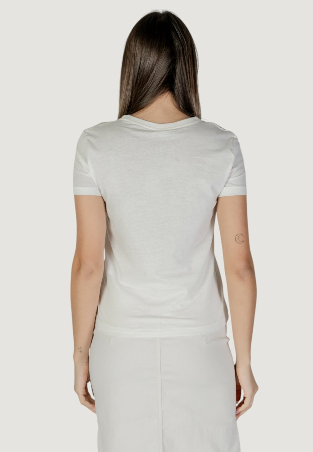 T-shirt Jacqueline de Yong jdymichigan life s/s print top jrs Bianco - Foto 4