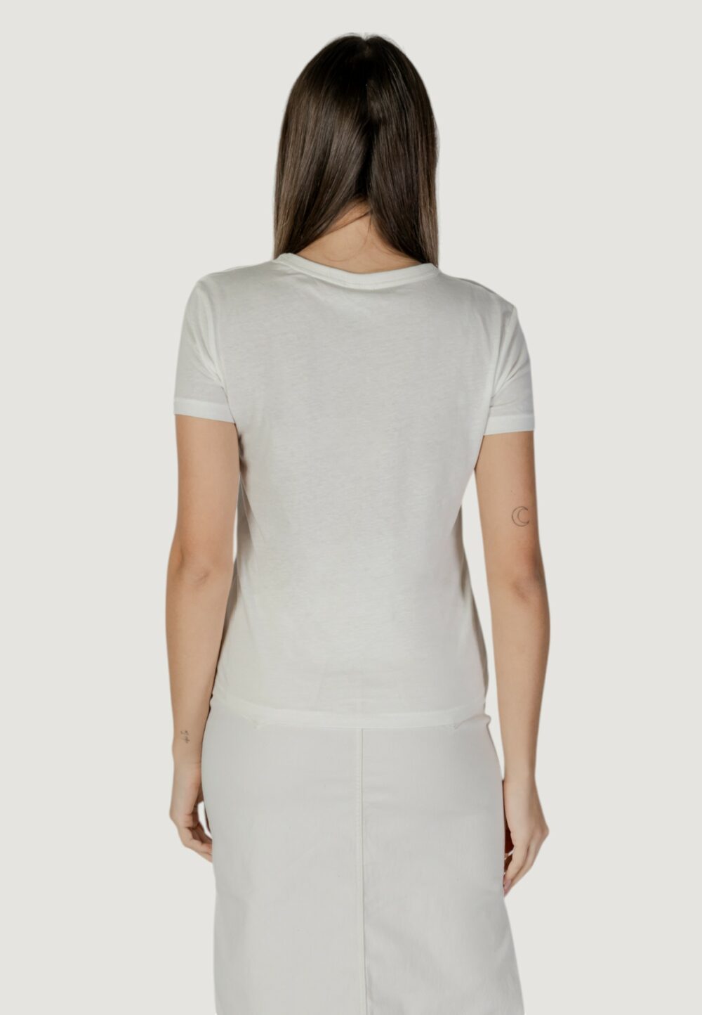 T-shirt Jacqueline de Yong jdymichigan life s/s print top jrs Panna - Foto 4