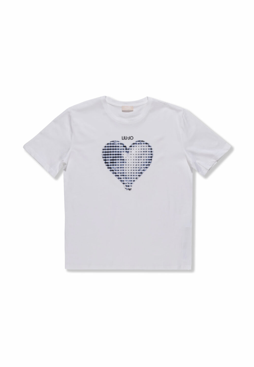 T-shirt Liu-Jo ecs moda m/c Bianco - Blu - Foto 9