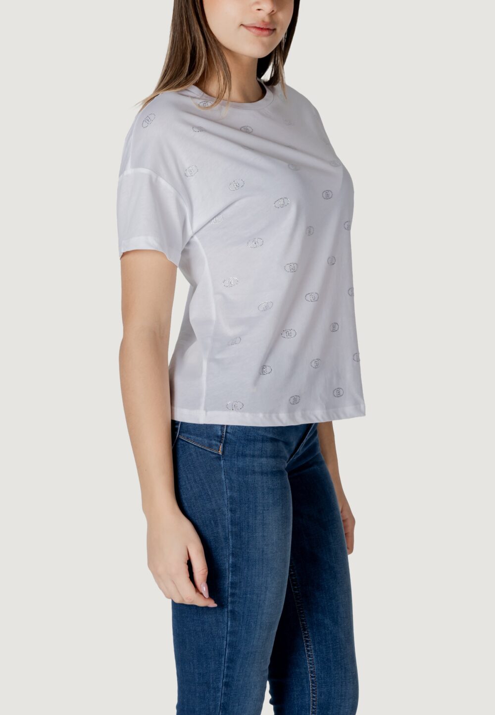 T-shirt Liu-Jo ecs moda m/c Bianco - Foto 3